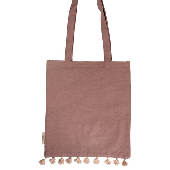 NWT Primitives by Kathy | Brown Branches 'Maid Of Honor' Pom Pom Tote - Picture 2 of 4